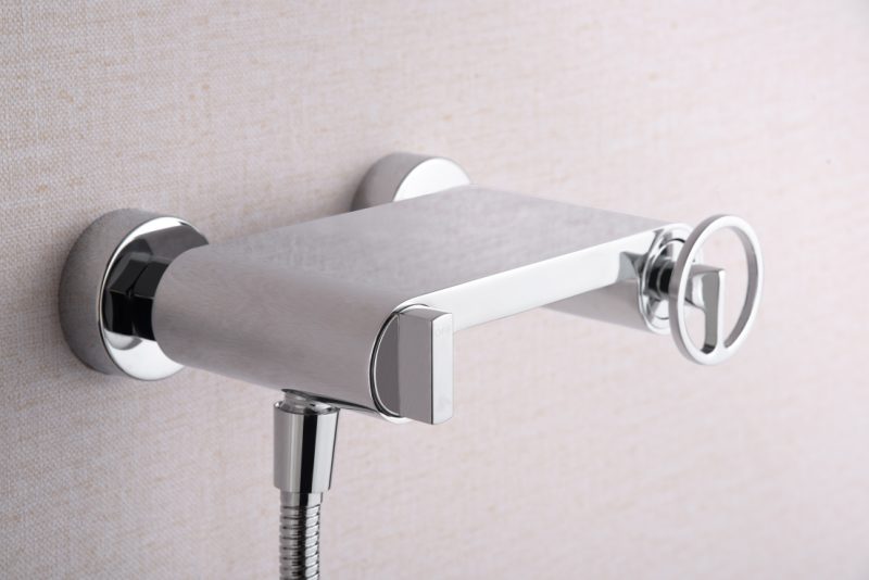 Robinet de douche monocommande chrome série olimpo - Imagen 2