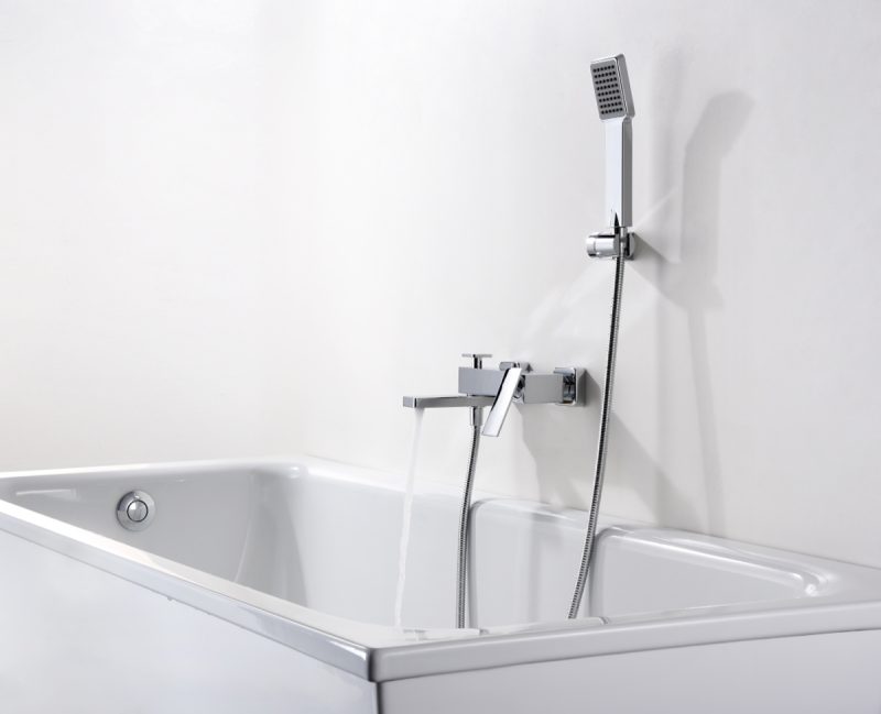 Robinets de bain et de douche chromés à levier unique série pisa - Imagen 2