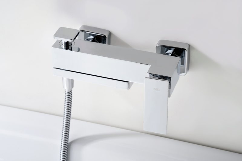 Robinets de bain et de douche chromés à levier unique série pisa - Imagen 4