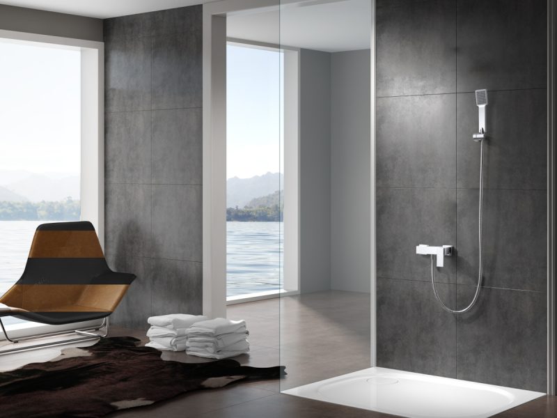 Robinet de douche chromé à levier unique série pisa - Imagen 3